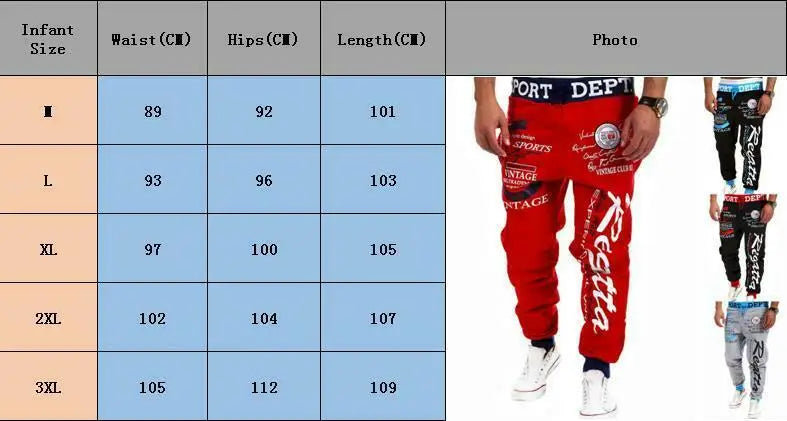 Men Jogger Tracksuit Pants Sport Gym Skinny Jogging Casual Baggy Trousers Sportwear Sweatpants Hip Hop Streatwear Men Jogger