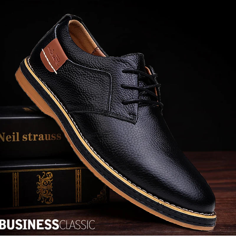 2020 New High Quality Leather Men Shoes Fashion Casual Shoes Soft Men Comfortable Driving Shoes Winter Fur Flats Men's Loafers