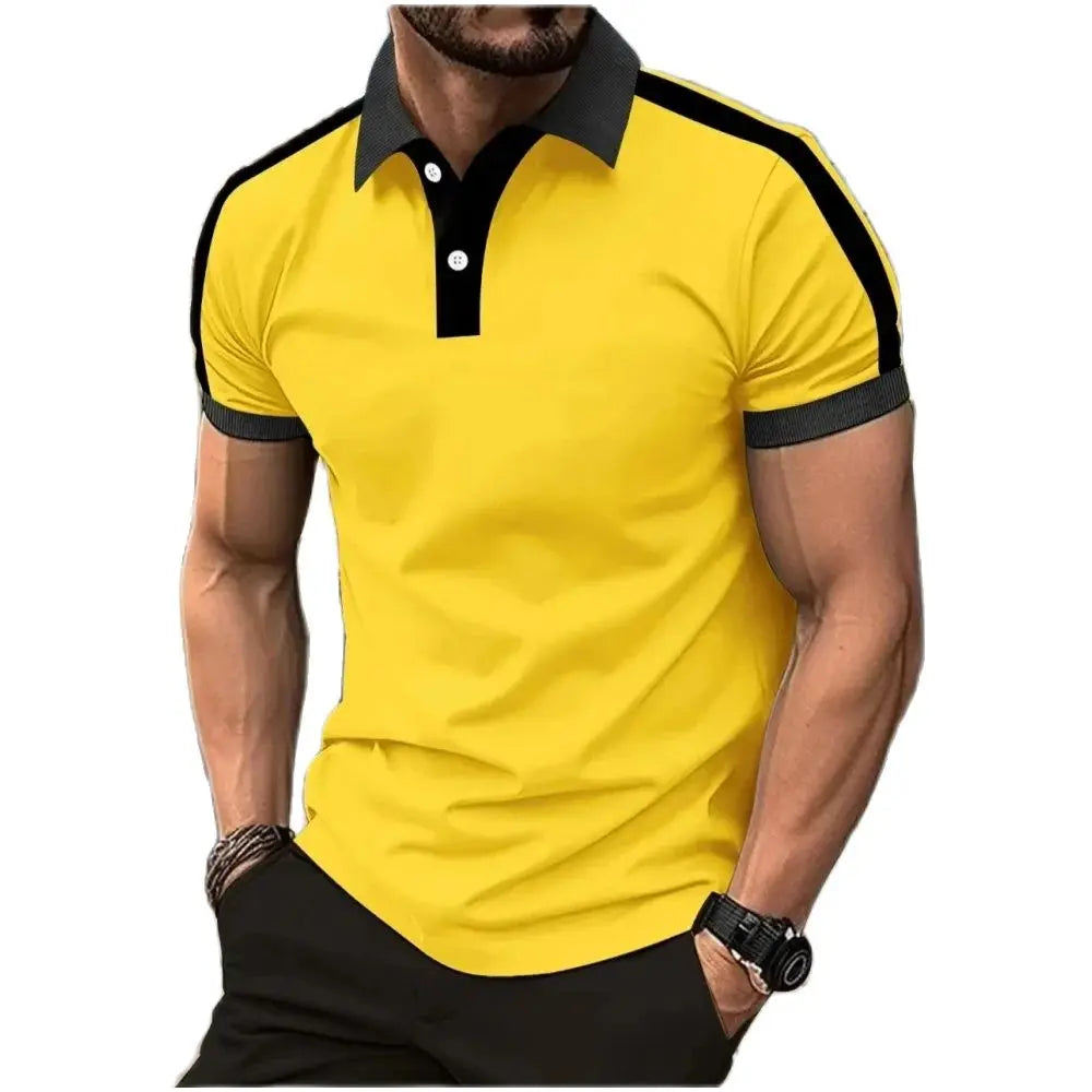 New Men's Polo Shirt Short Sleeve 3d Printed Lower Neck Buttons Polo Shirt Men Casual Street Wear 2024 Summer Mens Tops Clothes