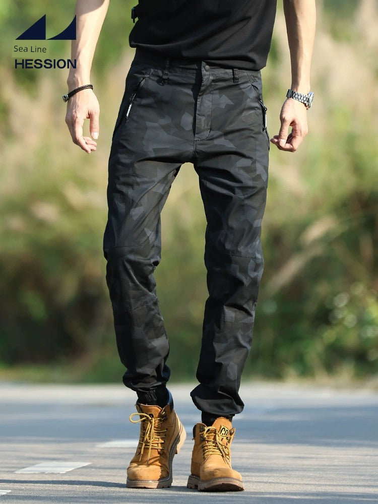 Haixing Slim Fit and Quick-Drying Outdoor Casual Breathable Sweatpants